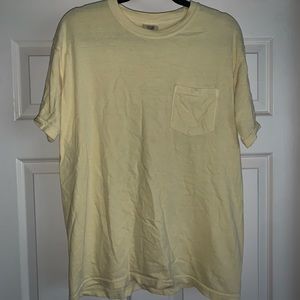 Yellow Comfort Colors Basic Tee